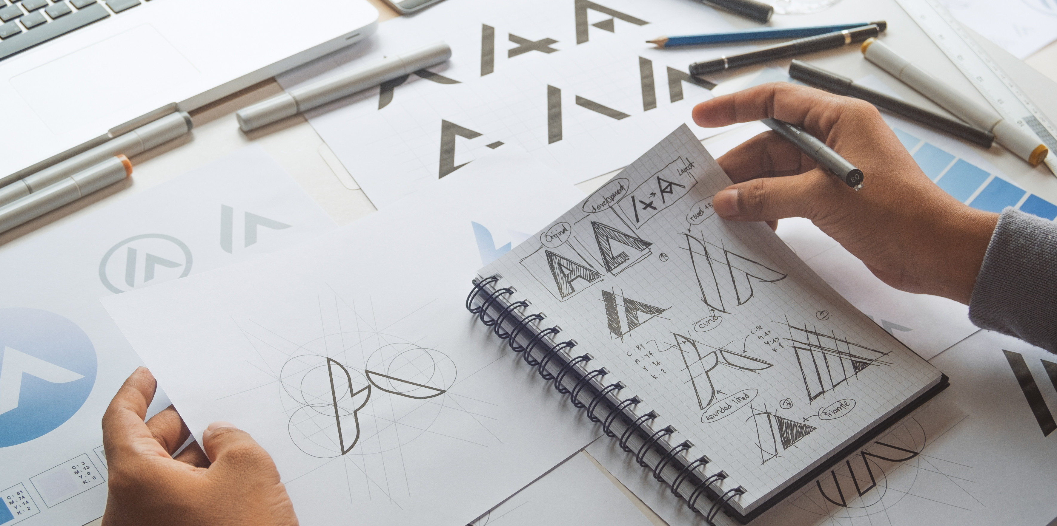 Logo sketches, Logo sketch design, Geometric drawing